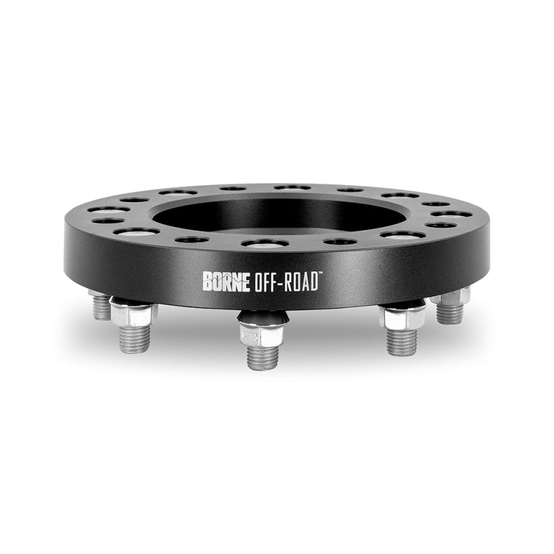 Borne Off-Road Wheel Spacers - 8X170 - 125 - 25mm - M14 - Black-tuningsupply.com