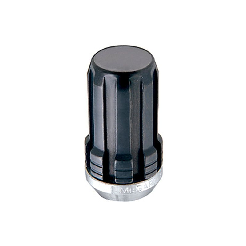 McGard SplineDrive Lug Nut (Cone Seat) M14X1.5 / 1.648in. Length (4-Pack) - Black (Req. Tool)-tuningsupply.com