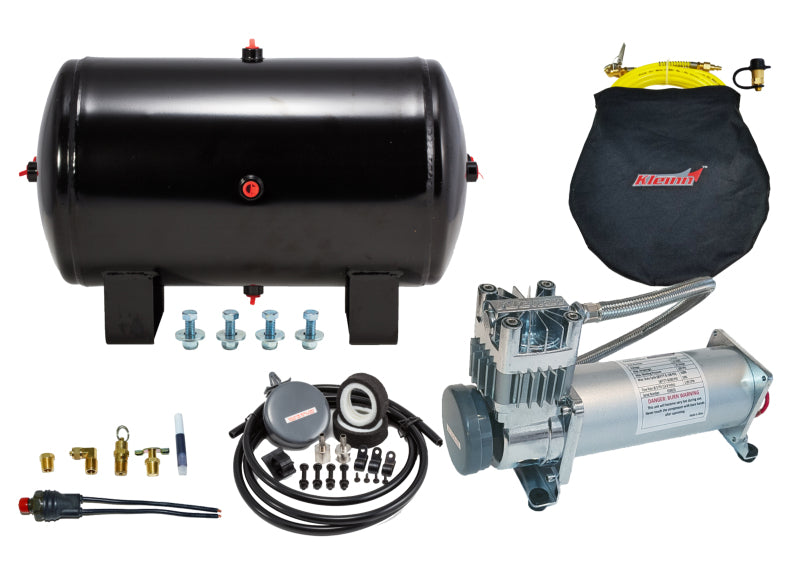 

Kleinn Air Horns 6450 - KLE6450 - Kleinn Air System w/ 150 PSI Waterproof/ 100 Percent Duty Cycle Air Compressor / 5.0 gal Air Tank - Shipped in Europe - Tuningsupply.com
