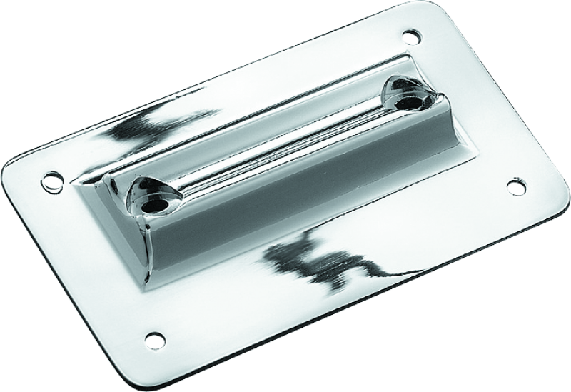 Kuryakyn Laydown License Plate Holder 97-08 Touring Chrome-tuningsupply.com