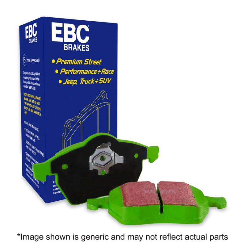 

EBC DP62105 - EBCDP62105 - EBC 11+ BMW X3 2.0 Turbo (F25) Greenstuff Front Brake Pads - Shipped in Europe - Tuningsupply.com

