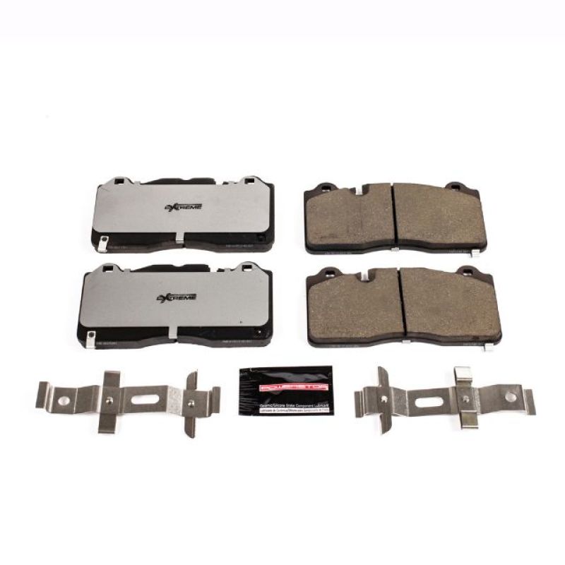 Power Stop 16-19 Cadillac CTS Front Z26 Extreme Street Brake Pads w/Hardware-tuningsupply.com