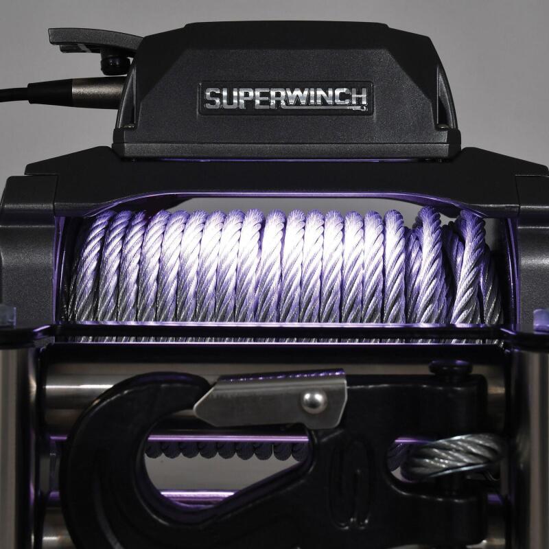 

Superwinch  - SUW1712200 - Superwinch 12000 LBS 12V DC 3/8in x 85ft Wire Rope SX 12000 Winch - Graphite - Shipped in Europe - Tuningsupply.com
