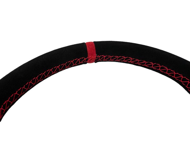 

PRP Seats G253 - PRPG253 - PRP Comp-R D-Shape Suede Steering Wheel - Red - Shipped in Europe - Tuningsupply.com
