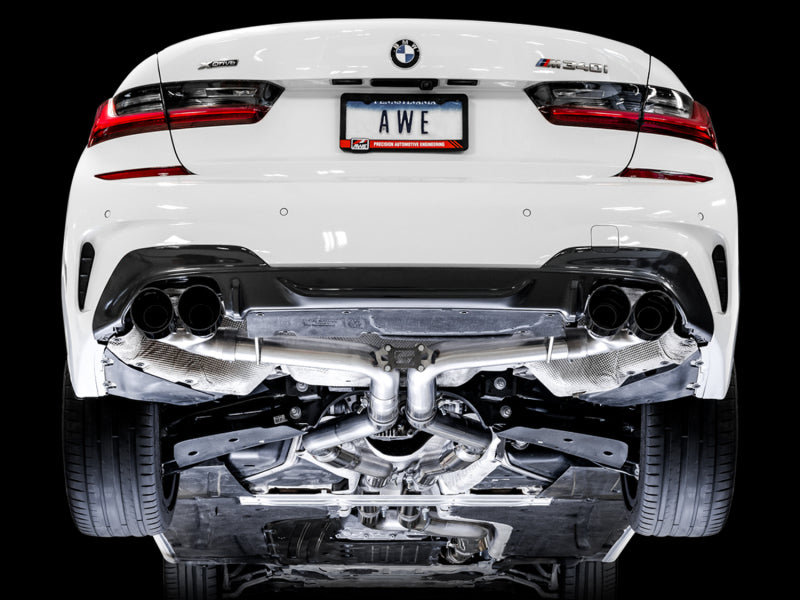 

AWE Tuning 3020-43085 - AWE3020-43085 - AWE Tuning 2019+ BMW M340i (G20) Track Edition Exhaust - Quad Diamond Black Tips - Shipped in Europe - Tuningsupply.com
