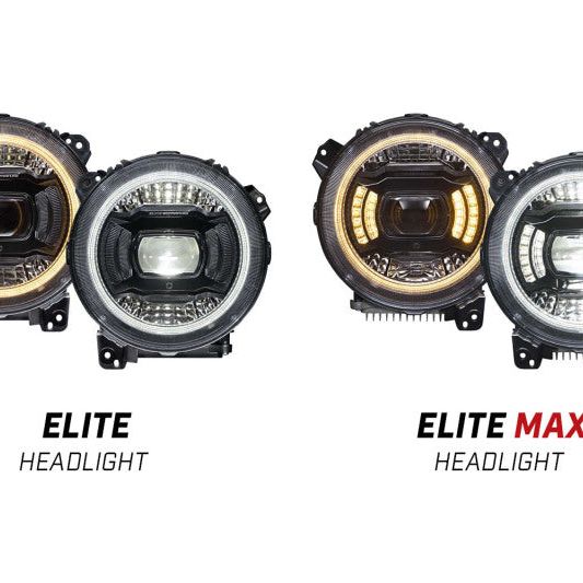 Diode Dynamics 18-23 Jeep JL Wrangler Elite Max LED Headlamps-tuningsupply.com