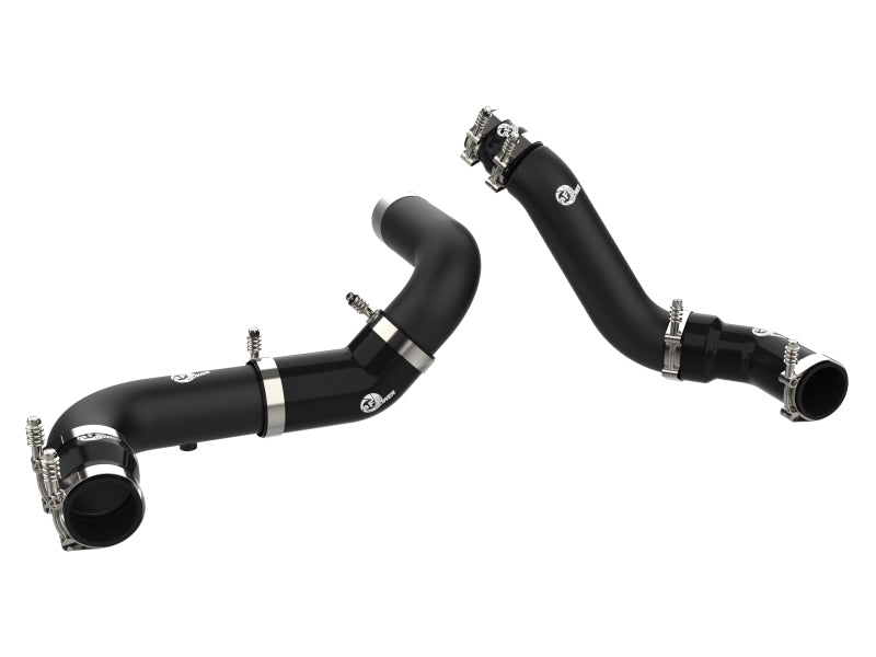 aFe 16-19 RAM 1500 V6 3.0L (TD) BladeRunner 3in Aluminum Hot & Cold Charge Pipe Kit - Black-tuningsupply.com