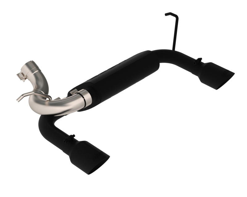 MBRP 07-14 Jeep Wrangler/Rubicon 3.6L/3.8L V6 Axle-Back Dual Rear Exit Black Performance Exhuast Sys-tuningsupply.com