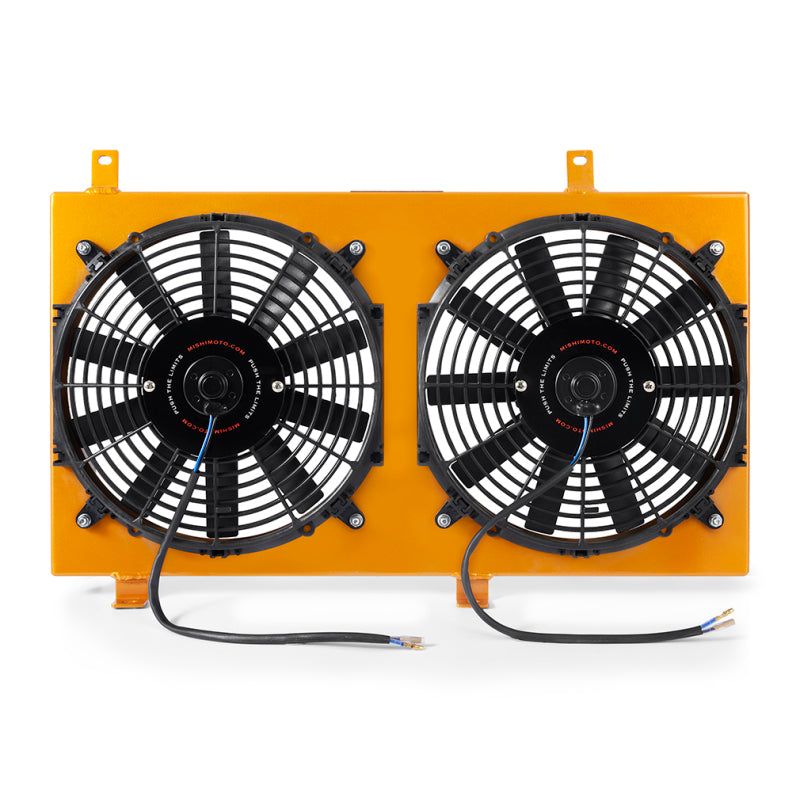 Mishimoto 04-08 Mazda RX8 Aluminum Fan Shroud Gold-tuningsupply.com