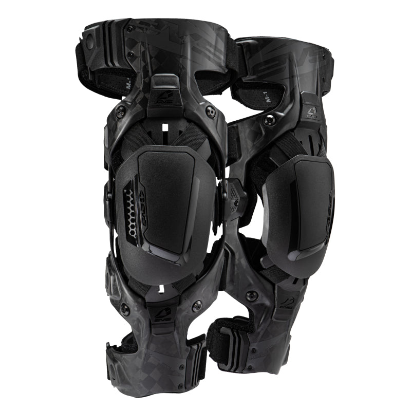 EVS Web Eclipse Knee Brace Black Pair -Large-tuningsupply.com