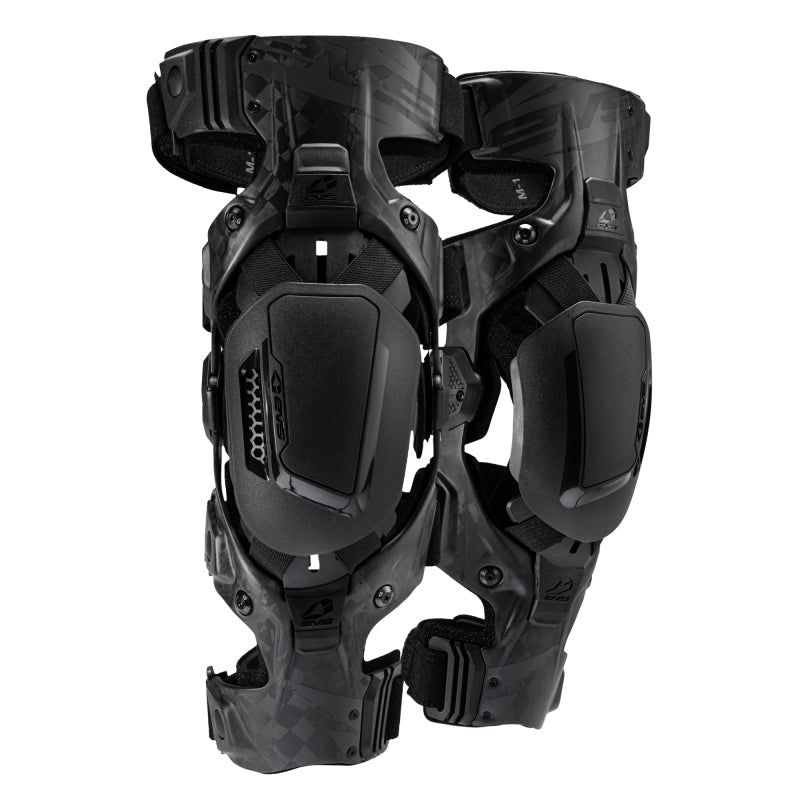 EVS Web Eclipse Knee Brace Black Pair - Medium-tuningsupply.com