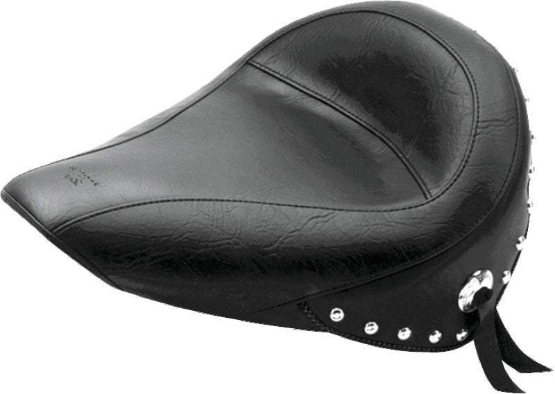 

Mustang Motorcycle 75084 - MMP75084 - Mustang 84-06 Harley Standard Rear Tire Standard Touring Solo Seat w/Studs - Black - Shipped in Europe - Tuningsupply.com
