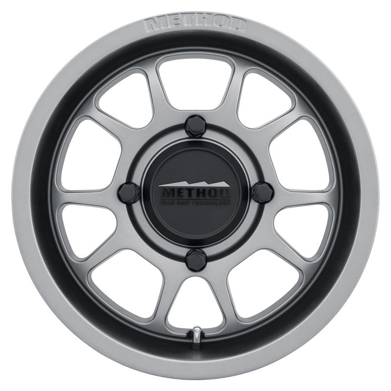 Method MR409 Bead Grip 15x7 / 5+2/38mm Offset / 4x136 / 106.25mm CB Steel Grey Wheel-tuningsupply.com