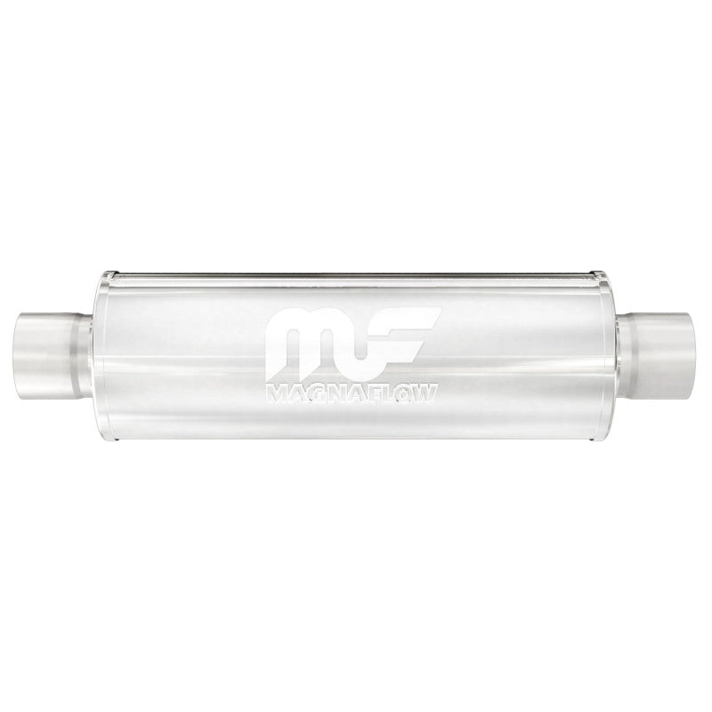 MagnaFlow Muffler Mag SS 18X4X4 2.5X2.5 C/C-tuningsupply.com