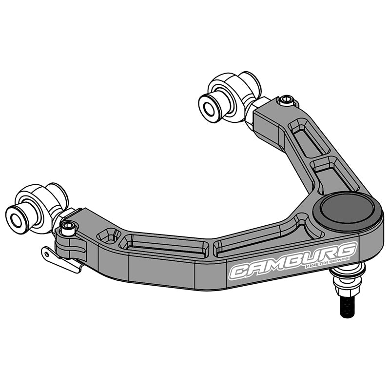 Camburg Ford Raptor 17-23 KINETIK V2 Performance Billet Uniball Upper Arms (Red)-tuningsupply.com