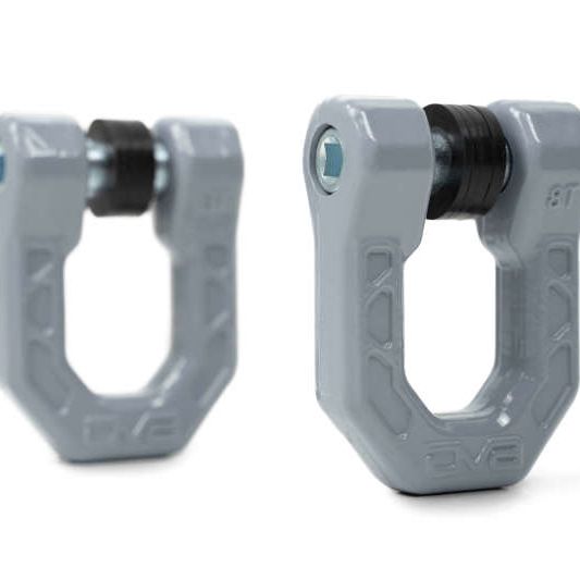 DV8 Offroad Elite Series D-Ring Shackles - Pair (Gray)-tuningsupply.com