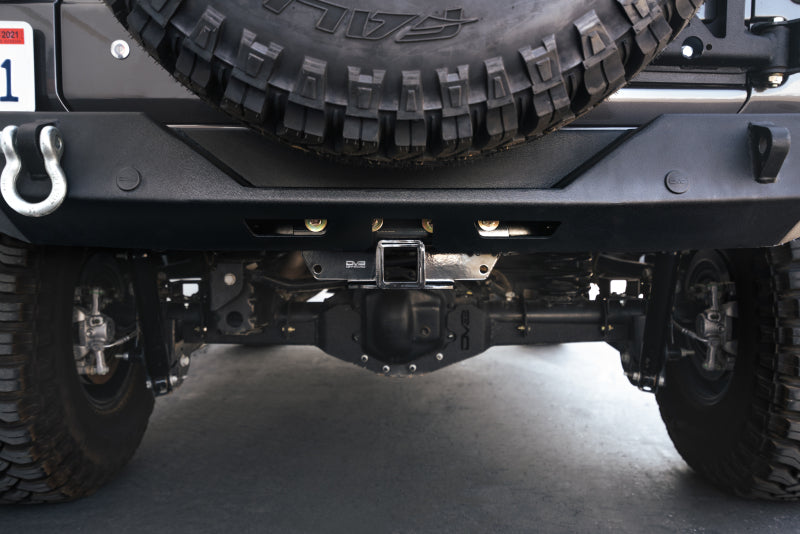 DV8 Offroad 07-21 Jeep Wrangler (JK/JL) Bolt-On Hitch w/o Lights-tuningsupply.com