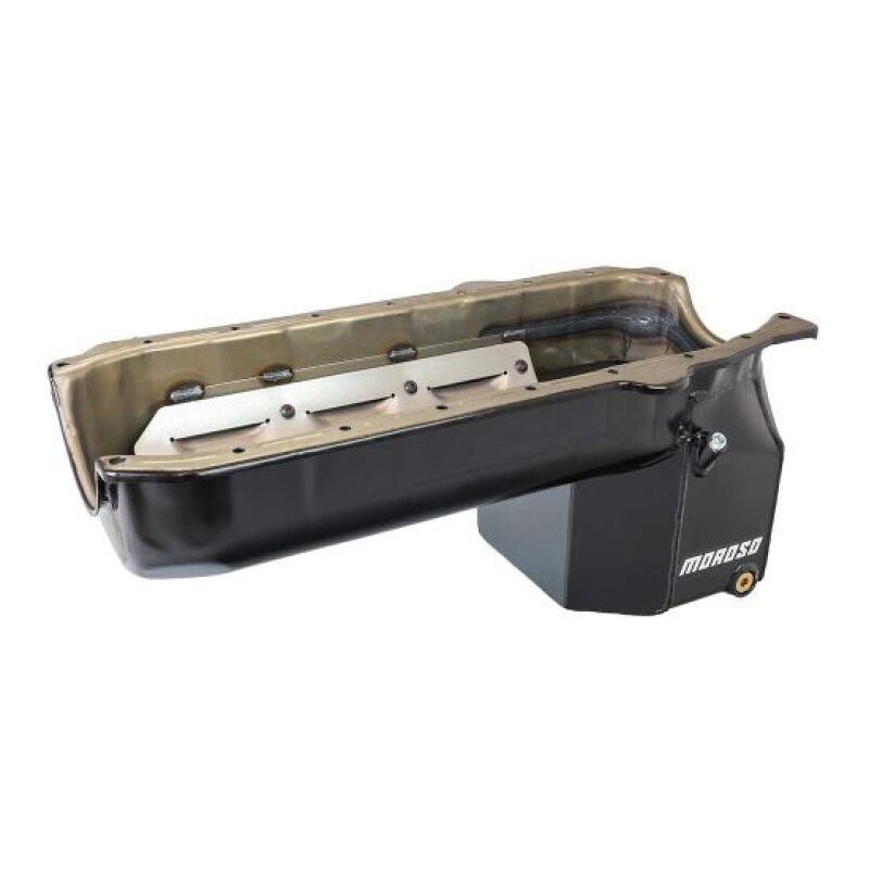 

Moroso 20176 - MOR20176 - Moroso Chevrolet S10 (w/SBC Swap) Drivers Side Dipstick Wet Sump 9.5in Deep 6.5 Quart Steel Oil Pan - Shipped in Europe - Tuningsupply.com
