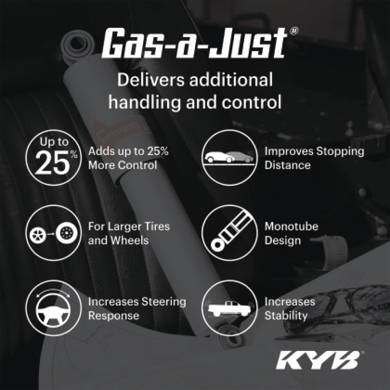 
  

KYB 5510048 - KYB5510048 - KYB 21-25 Ford F150 RWD (Exc. HD Payload Package) Gas-A-Just Shock - Front - Shipped in Europe - Tuningsupply.com

