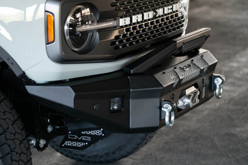 DV8 Offroad Bull Bar Add-On For DV8 Ford Bronco Bumpers - Fits 13in Elite Series Light Bar-tuningsupply.com