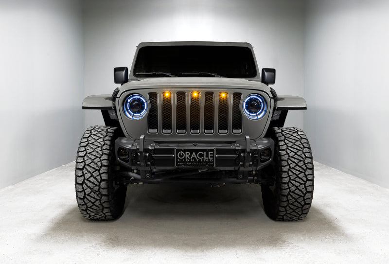 Oracle Oculus Bi-LED Projector Headlights for Jeep JL/Gladiator JT - w/ Simple Cntrl SEE WARRANTY-tuningsupply.com