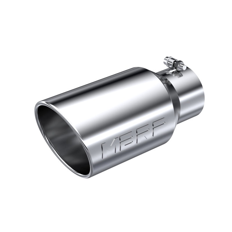 MBRP Universal Tip 6 O.D. Angled Rolled End 4 inlet 12 length-tuningsupply.com