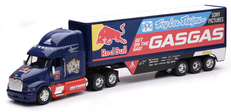 New Ray Toys Redbull TLD GASGAS Race Team Truck/ Scale - 1:32-tuningsupply.com