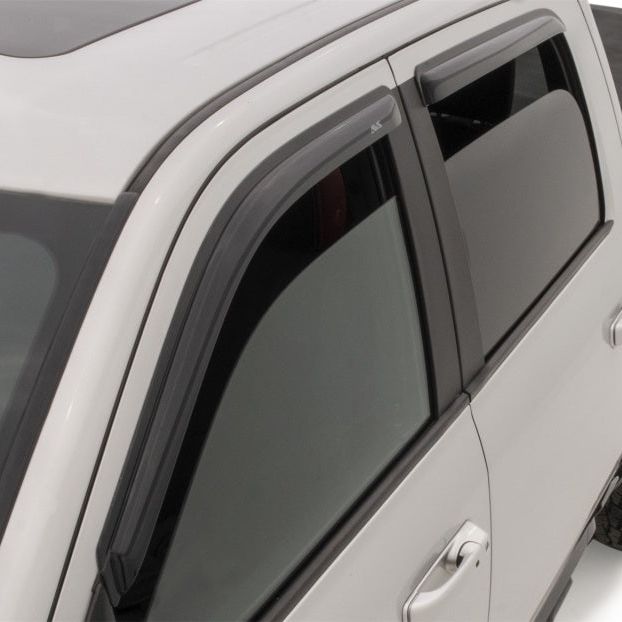 AVS 22-23 Toyota Tundra CrewMax Ventvisor Outside Mount Window Deflectors 4pc - Smoke-tuningsupply.com