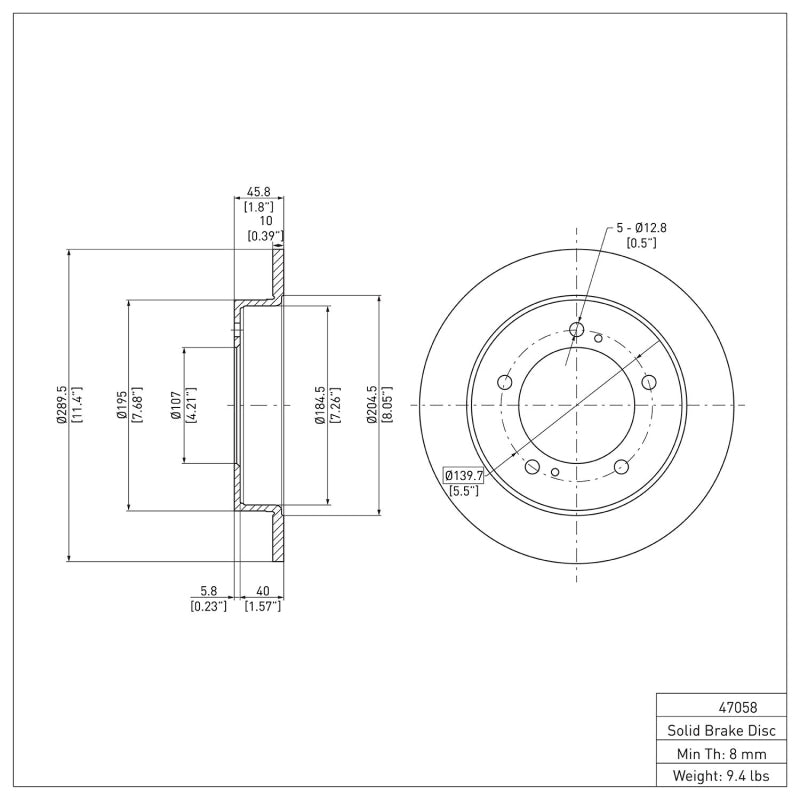 

DFC 600-47058 - DFC600-47058 - DFC 83-98 Chevrolet/Geo Tracker Front Brake Rotor - Shipped in Europe - Tuningsupply.com
