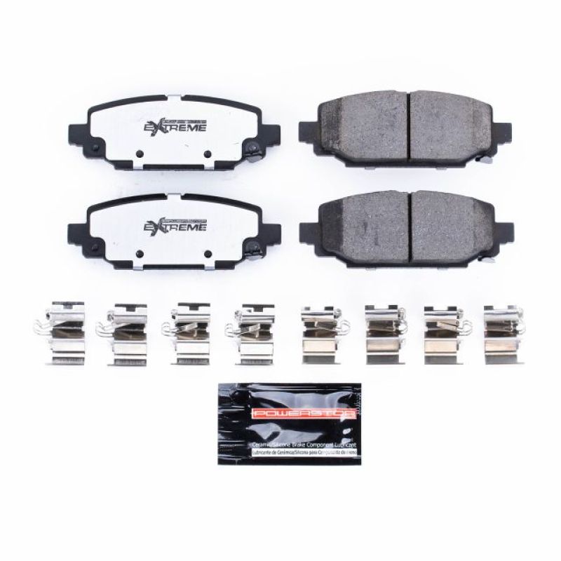 Power Stop 18-19 Jeep Wrangler Rear Z36 Truck & Tow Brake Pads w/Hardware-tuningsupply.com