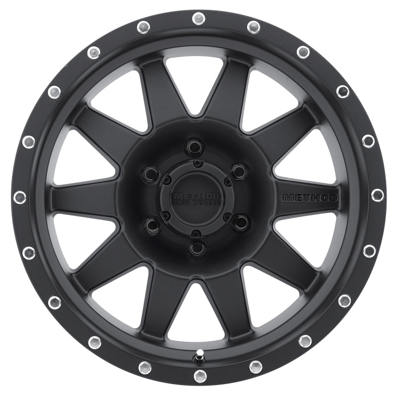 Method MR301 The Standard 18x9 +18mm Offset 6x5.5 108mm CB Matte Black Wheel-tuningsupply.com