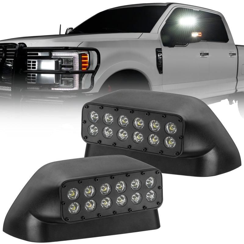 ORACLE Lighting 17-22 Ford Super Duty LED Off-Road Side Mirror Ditch Lights SEE WARRANTY-tuningsupply.com