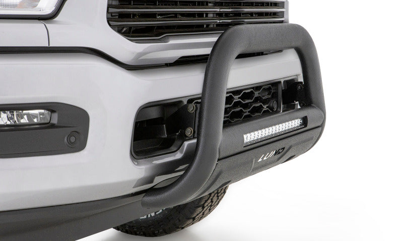 Lund 08-17 Toyota Sequoia Bull Bar w/Light & Wiring - Black-tuningsupply.com