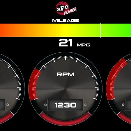 aFe AGD Advanced Gauge Display Digital 5.5in Monitor 08-18 Dodge/RAM/Ford/GM Diesel Trucks-tuningsupply.com