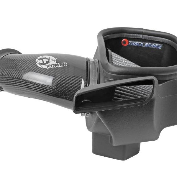 aFe 12-21 Jeep Grand Cherokee 6.4L Track Series Carbon Fiber Cold Air Intake w/Pro Dry S Filter-tuningsupply.com