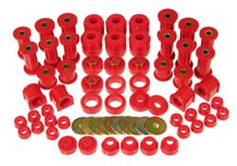 Prothane 87-96 Jeep Wrangler Total Kit - Red-tuningsupply.com