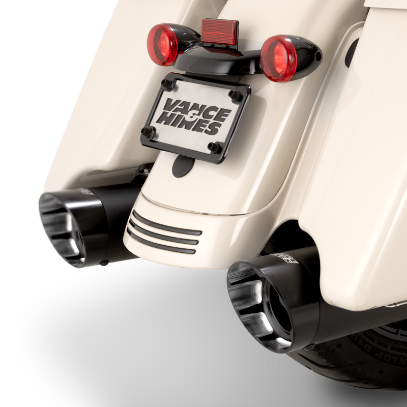 

Vance and Hines 47960 - VAH47960 - Vance & Hines Harley-Davidson M8 Touring Razorback 450 Slip-ons - Black - Shipped in Europe - Tuningsupply.com
