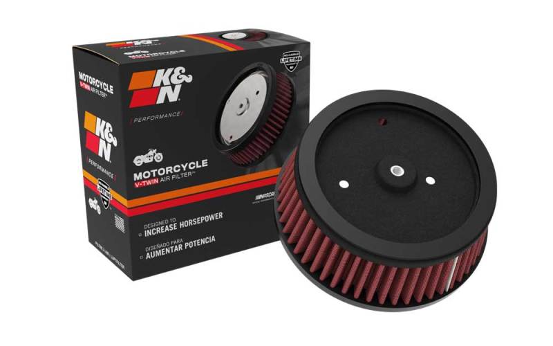 

K&N Engineering HD-0800 - KNNHD-0800 - K&N Round Tapered 6.25in Base OD x 5.5in Top OD x 2.125in H Replacement Filter for Harley Davidson - Shipped in Europe - Tuningsupply.com
