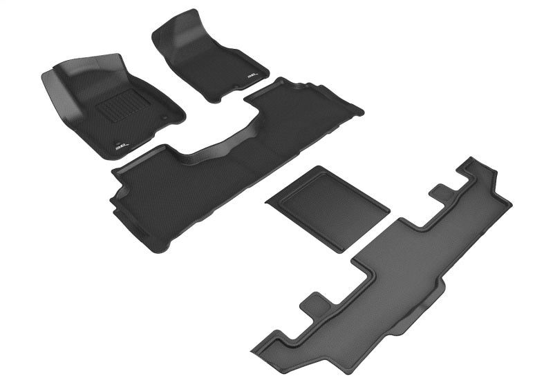 3D Maxpider 21-24 GMC Yukon Xl 7-Seat Kagu Black R1 R2 R3-tuningsupply.com