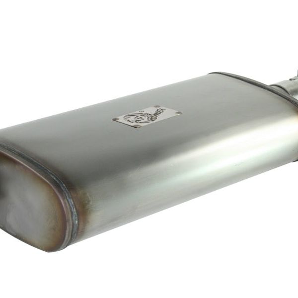 aFe MACHForce XP Exhausts Cat-Back SS-409 EXH Jeep Wrangler TJ 97-06 I6-4.0L HT - 2.5 In.-tuningsupply.com