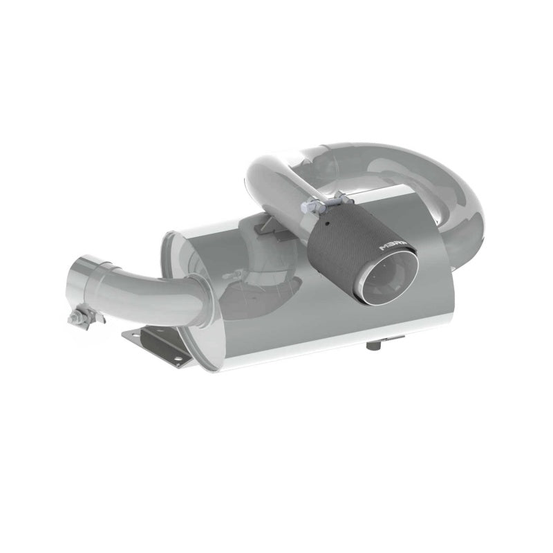 MBRP 18-19 Can-Am Maverick Sport 1000R Slip On Exhaust Center Exit - Performance Series-tuningsupply.com