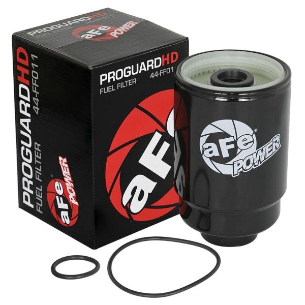 aFe ProGuard D2 Fluid Filters Fuel F/F FUEL GM Diesel Trucks 01-12 V8-6.6L (td)-tuningsupply.com