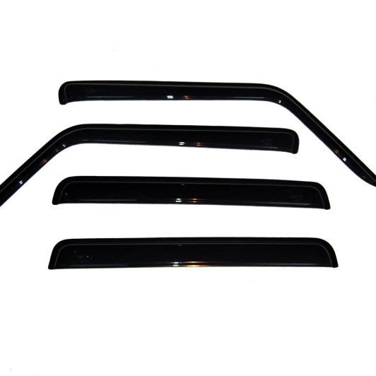 AVS 06-10 Jeep Commander Ventvisor Outside Mount Window Deflectors 4pc - Smoke-tuningsupply.com