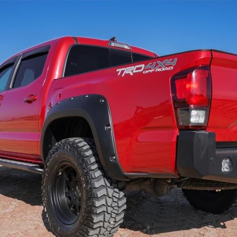 AVS 16-18 Toyota Tacoma Double Cab Ventvisor In-Channel Front & Rear Window Deflectors 4pc - Smoke-tuningsupply.com