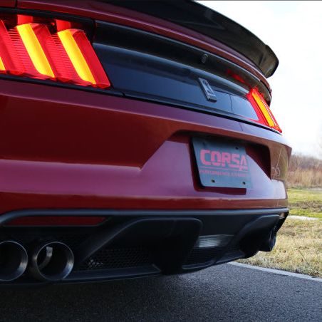 Corsa 2015-2020 Ford Mustang GT350 3in Double X Pipe Exhaust-tuningsupply.com