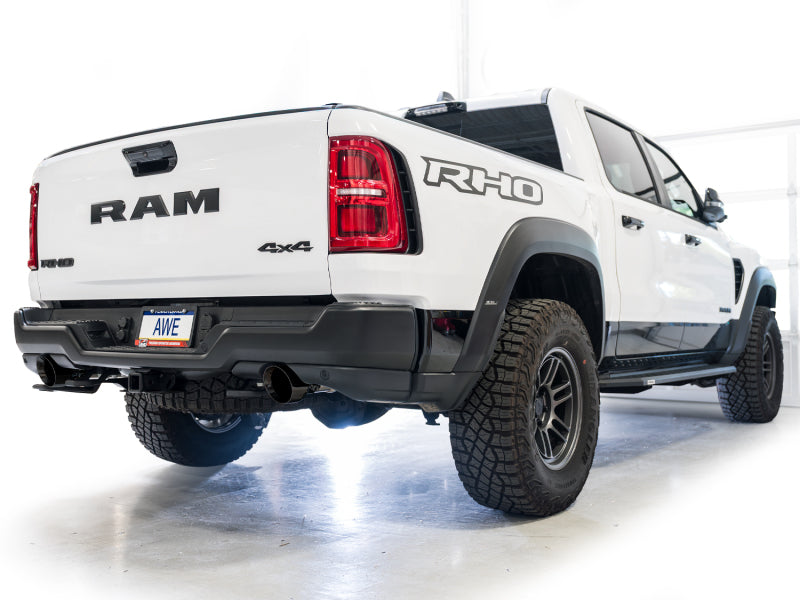 

AWE Tuning 3015-33630 - AWE3015-33630 - AWE Tuning 2025+ RAM 1500 RHO 3.0 I6 TT 0FG Dual Rear Exit Cat-Back Exhaust - Diamond Black Tips - Shipped in Europe - Tuningsupply.com
