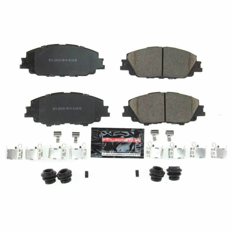 Power Stop 2019 Toyota Corolla Front Z23 Evolution Sport Brake Pads w/Hardware-tuningsupply.com