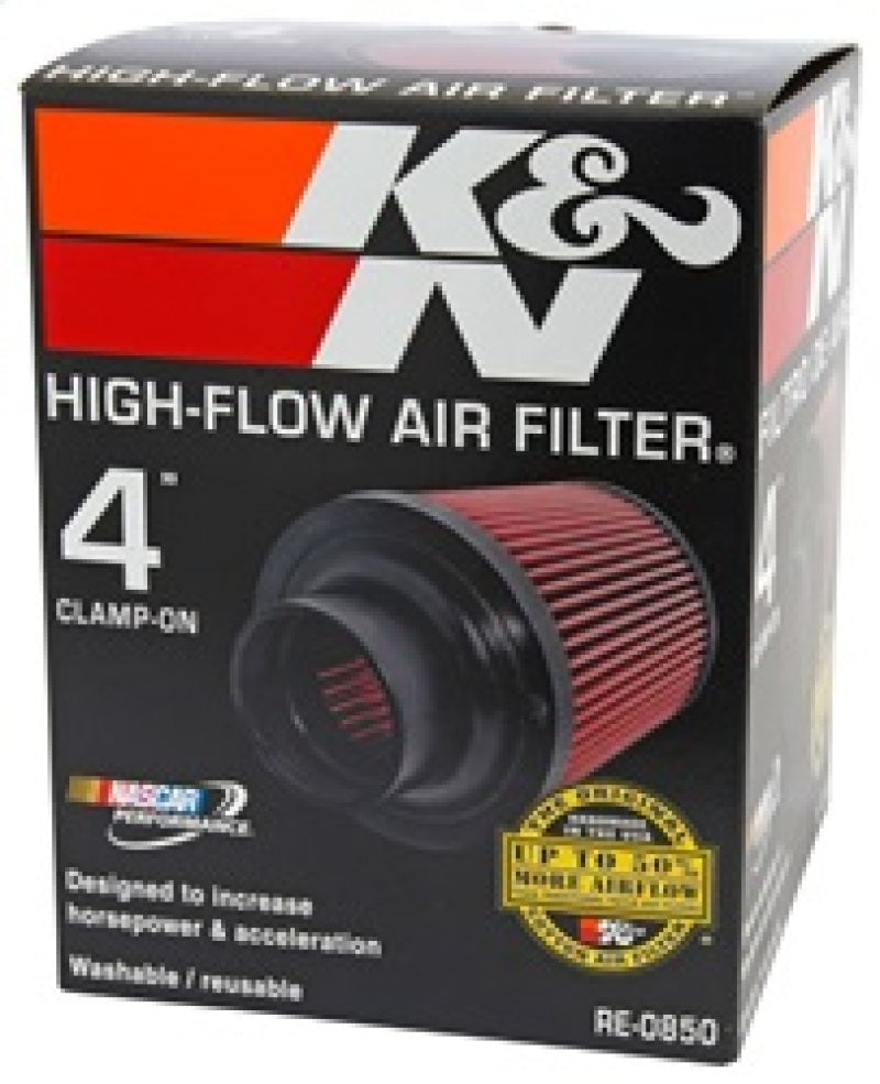 

K&N Engineering RE-0850 - KNNRE-0850 - K&N Universal Air Filter (4in. Flange / 6in. Base OD / 4-5/8in. Top OD / 6in. Height) - Shipped in Europe - Tuningsupply.com
