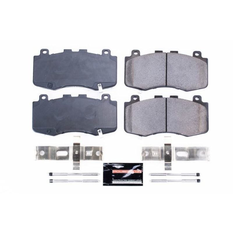 Power Stop 18-19 Jeep Grand Cherokee Front Z23 Evolution Sport Brake Pads w/Hardware-tuningsupply.com