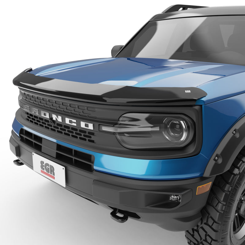 EGR 21-22 Ford Bronco Sport Superguard Hood Shield - Dark Smoke (303561)-tuningsupply.com